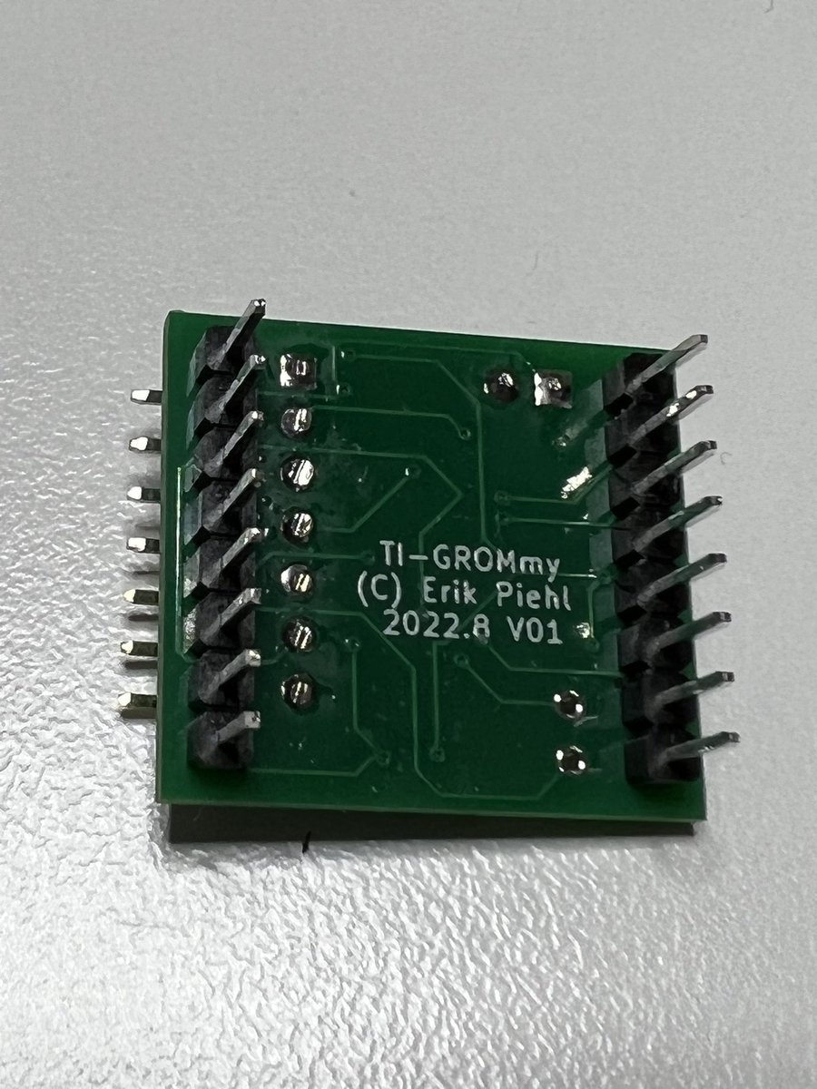 My new hobby project - this time very simple hardware. Make a wild guess what it is 🙂 should be easy for #RetroComputing #ti99 folks.
And non working prototype does not qualify, since I can already communicate with it, although plenty of work remains to be done.