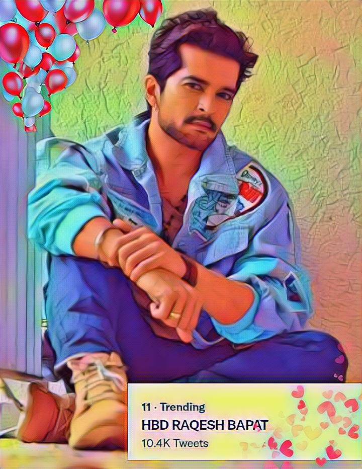 ManthiHasara's tweet photo. Wohooo we did it guys. We are trending now. Let's make it big. Congratulations. Hard work pays off 
HBD RAQESH BAPAT https://t.co/uPGcCItKqD