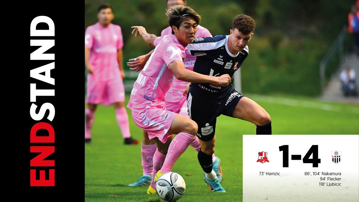 LASK_Official's tweet photo. Ein hartes StΓΌck Arbeit β aber Sieg ist Sieg. Marin #Ljubicic setzt in der 118. Minute noch den Schlusspunkt zum 4:1. Der LASK steht nach 120 Minuten im Achtelfinale des #UNIQAOEFBCup!
______________________________
π΄βͺ SCI 1:4 ASKβ«βͺ SE
#SCIASK #UNIQAOEFBCup https://t.co/iuZ6zQ1720