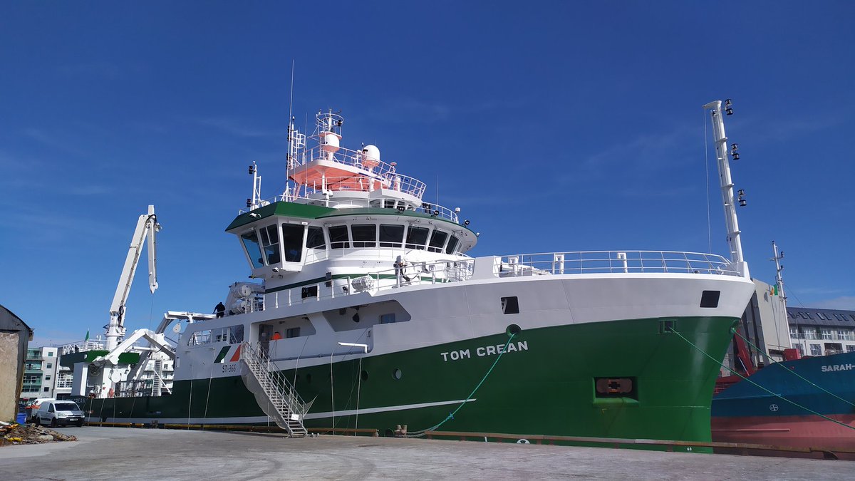MaddalenaTibone's tweet image. Sailing off for the Multidisciplinary Mesopelagic Scouting Survey #M2S2 on board the RV Tom Crean @MarineInst @RVMarineInst 🌊