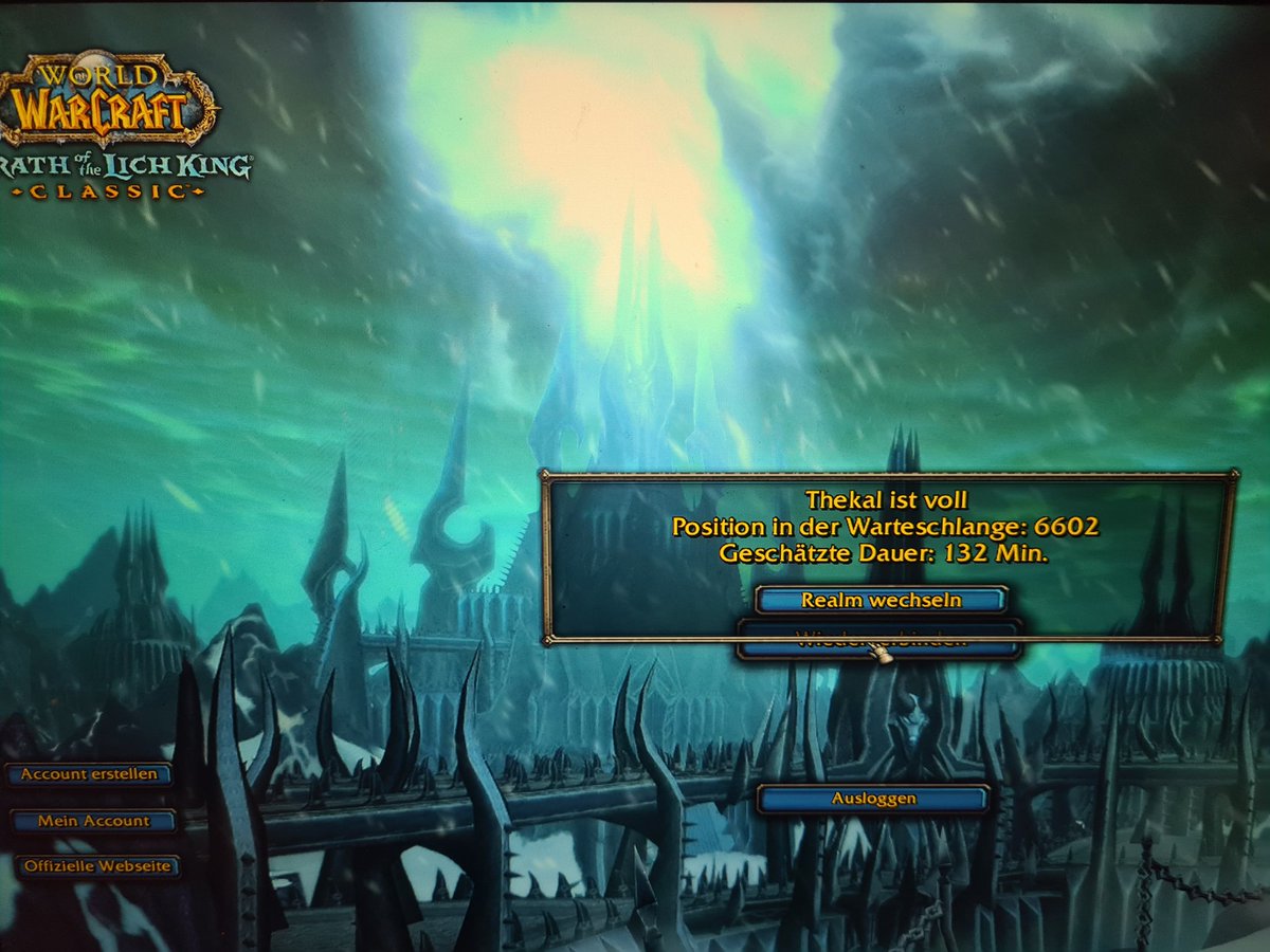 Hey Blizzard, how can it be that we have this problem EVERY SINGLE classic release?????? #WotLKClassic #thekal #waiting