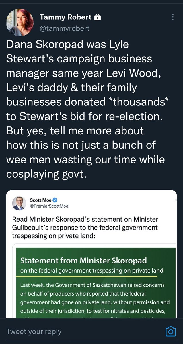 schraefelhockey's tweet photo. When will SK voters open their eyes and see what's been happening right under their noses?? $500 does not erase this. https://t.co/ebJA1Tuyxh