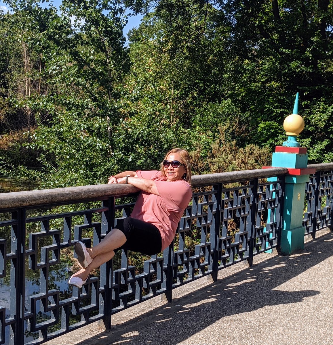 JoAlexandra7's tweet photo. This is better👏💪
Strong arms holding the bar just so that I can make it look easy 😅
#imperialactive
#NursesActive 
@AVillagracia https://t.co/ZurRpvn8ca
