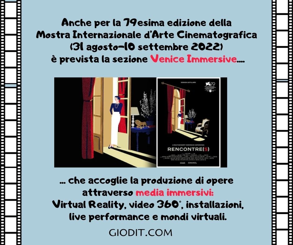 🎥 #RaiCinema & #TikTok raccontano la 79esima edizione della #MostradelCinema di #Venezia 

✨bit.ly/3R6yQpo

#GioDiT

#Venezia79 #Venezia2022 #BiennaleCinema2022 #socialmedia #digitale #storytelling #innovation #cinema #RealtàVirtuale