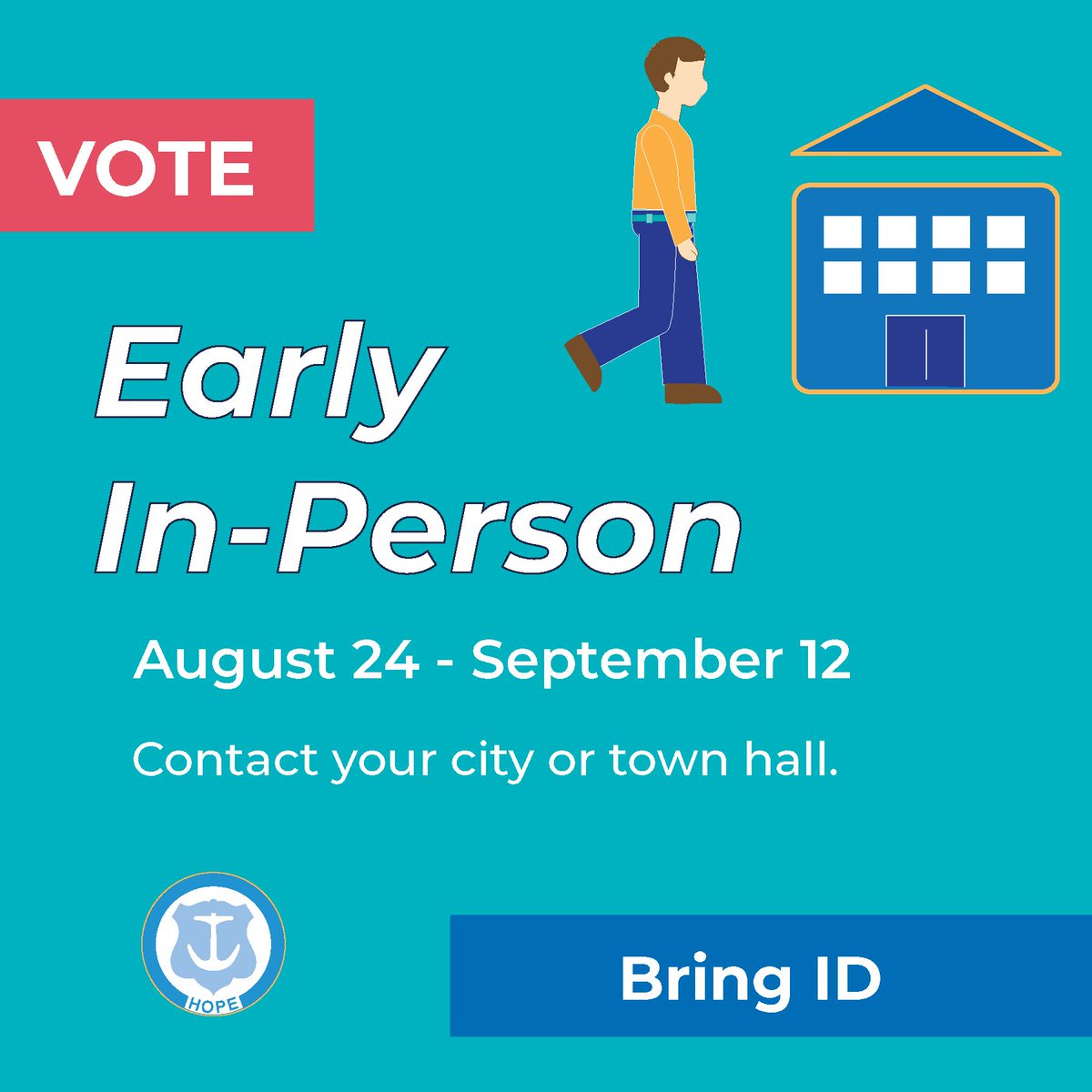 RISecState's tweet photo. Early voting is an easy and convenient way to make your voice heard! Learn more about this option at https://t.co/ngraPvsRwX or by calling 2-1-1. #VoteEarlyRI https://t.co/fFOF8Ii0Ha