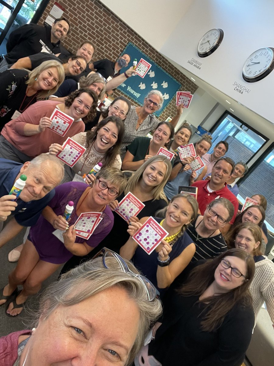 TCSSSLibrary's tweet photo. Staff summer reading bingo for the win!! #readersareleaders https://t.co/JKGDb57Hp0
