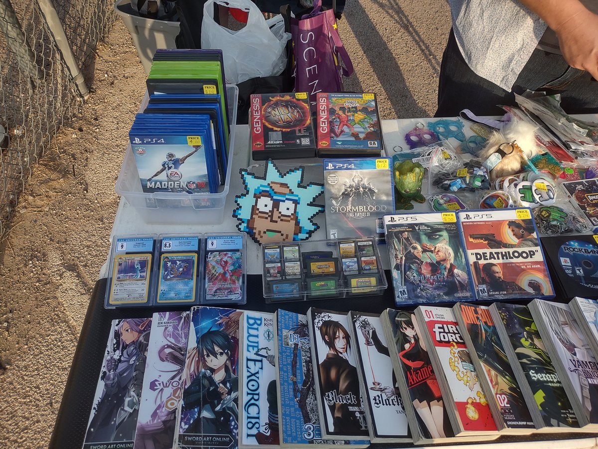 It's funny how my game collecting hobby has now become a side hustle lol. This is some my collection at a little vendor event a while back.