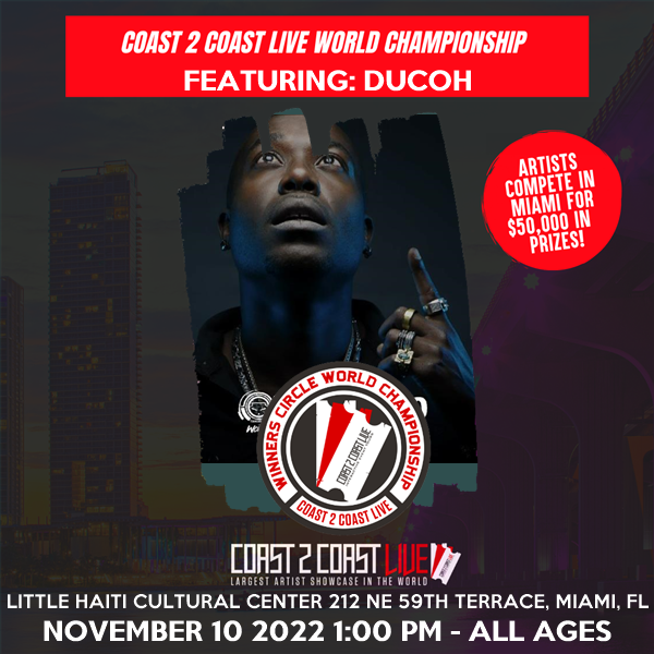 Ducoh's tweet photo. I'm performing at 11/10/22 World Championship 1st Round ! #Coast2Coast https://t.co/5blbY6ab7r