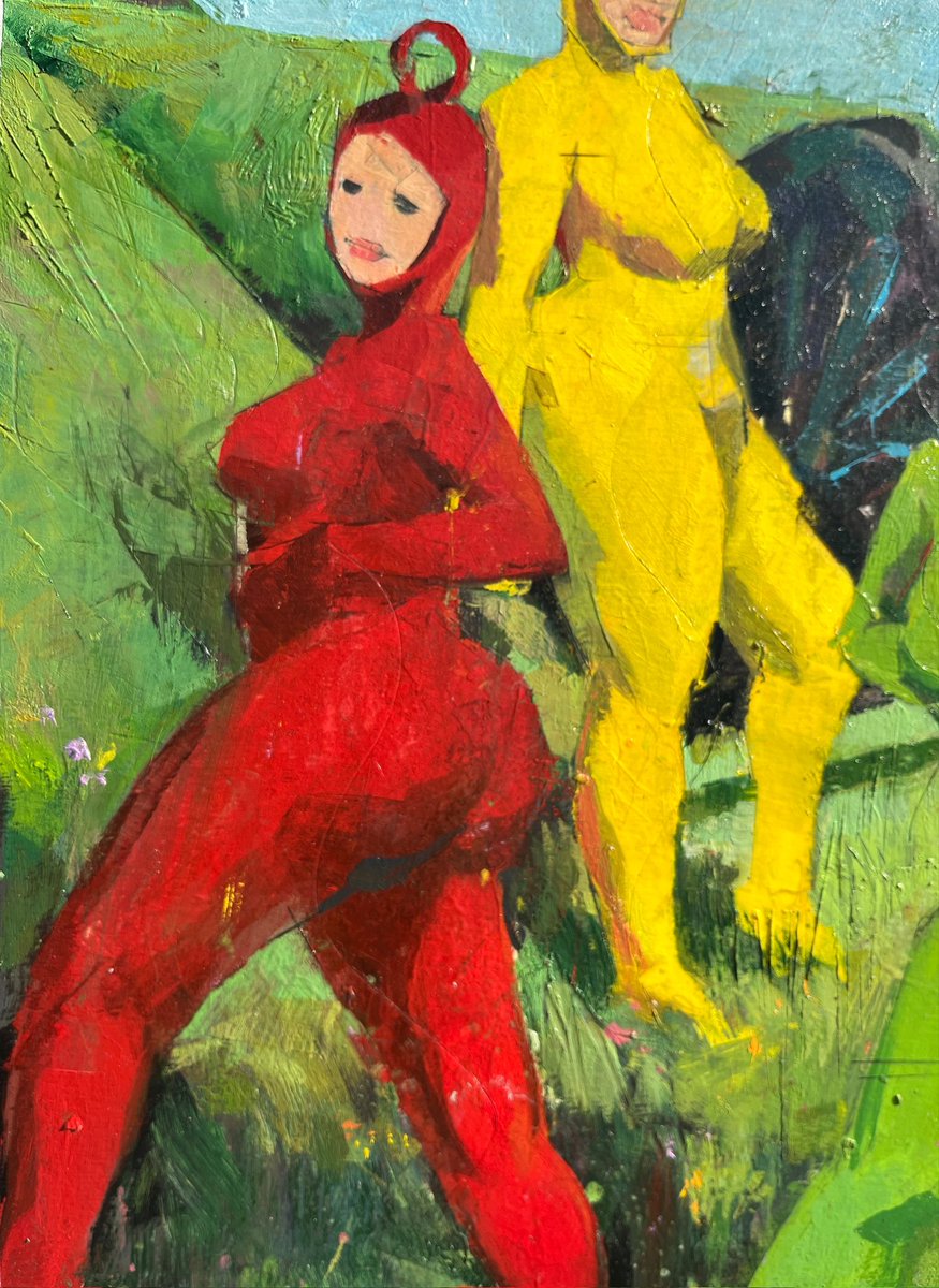 JvanRuiz's tweet photo. Pokemon 
Oil on paper 30x40cm
Disponible/available
Gogopoeerangers https://t.co/jJD3DCsk4N
