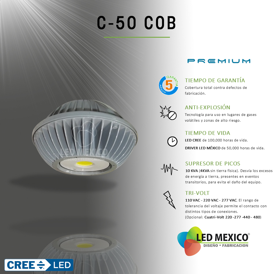 ledmexico1's tweet photo. Luminaria C-50 COB

Disponible en 50 Watts.

https://t.co/tFVjAGSUq8

Gracias por contribuir al enfriamiento global.

#ledmexico #led #Luminaria  #mexico #ecofriendly https://t.co/y1NJoCVLSb