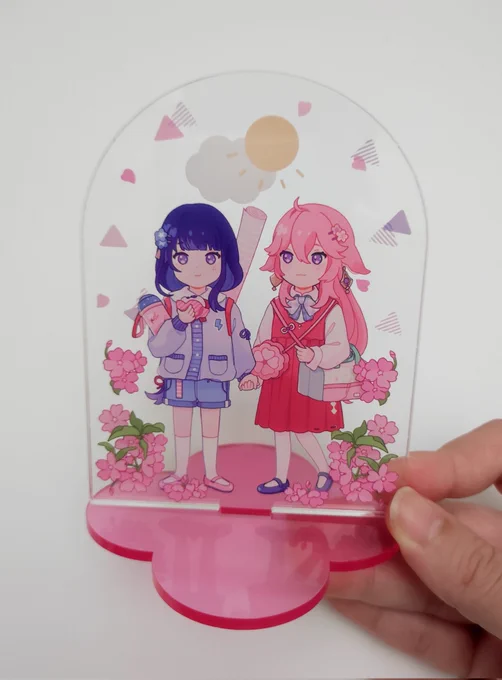 My new genshin standees arrived AHHH 
