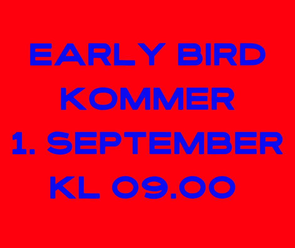 Pstereo's tweet photo. 🚨EARLY BIRD LANDER OM 12 TIMER🚨
De første - og billigste billettene til Pstereo 2023 kommer i salg 1. september kl. 09.00!
https://t.co/jNRHihsHkh https://t.co/tk9r4pchY7