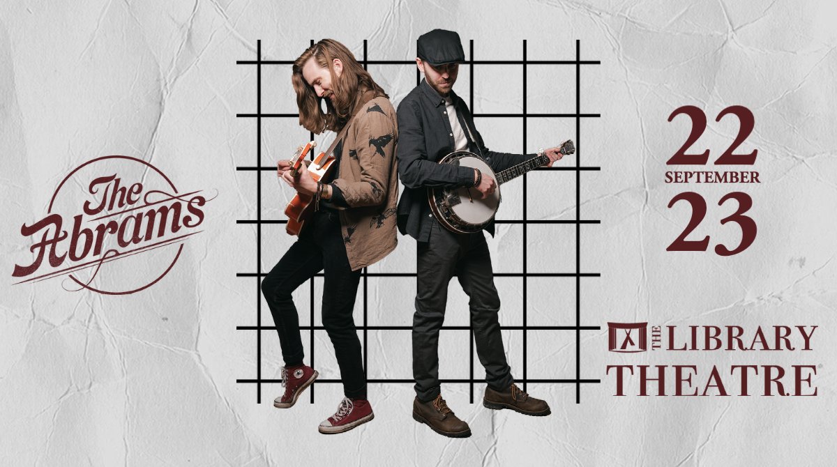 We are so excited for our upcoming shows on September 22nd and 23rd at The Library Theatre in Hoover, Alabama.
We hope to see you there! 
Get your tickets here: tinyurl.com/abrams092222
🎸🪕🚍 #SomethingNewTour