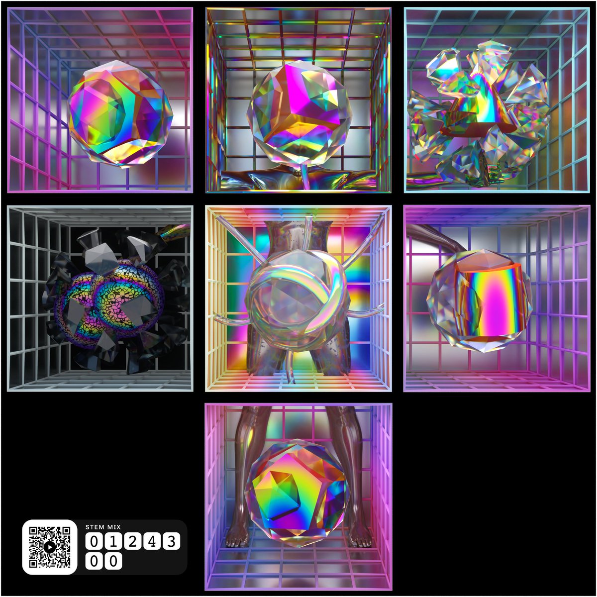AsyncArt's tweet photo. @pradeep_1123 The last amazing #AsyncMusicClassic piece to have hit our platform was "PHONONS" by @Kor3design ๐ https://t.co/NMm5DDJDuj