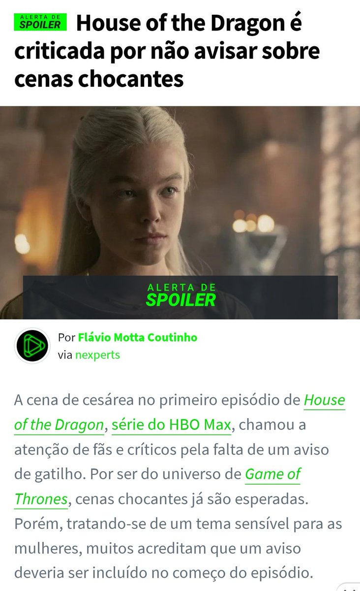 WalkerFalcon's tweet photo. Uma galera que nunca assistiu Game of Thrones na vida reclamando da falta de aviso de gatilho pras cenas fortes KKKKKKKKKKKKKKK
Vão ter que parar de assistir a série então, bando de gente sem noção https://t.co/ZlXhQHAUnV