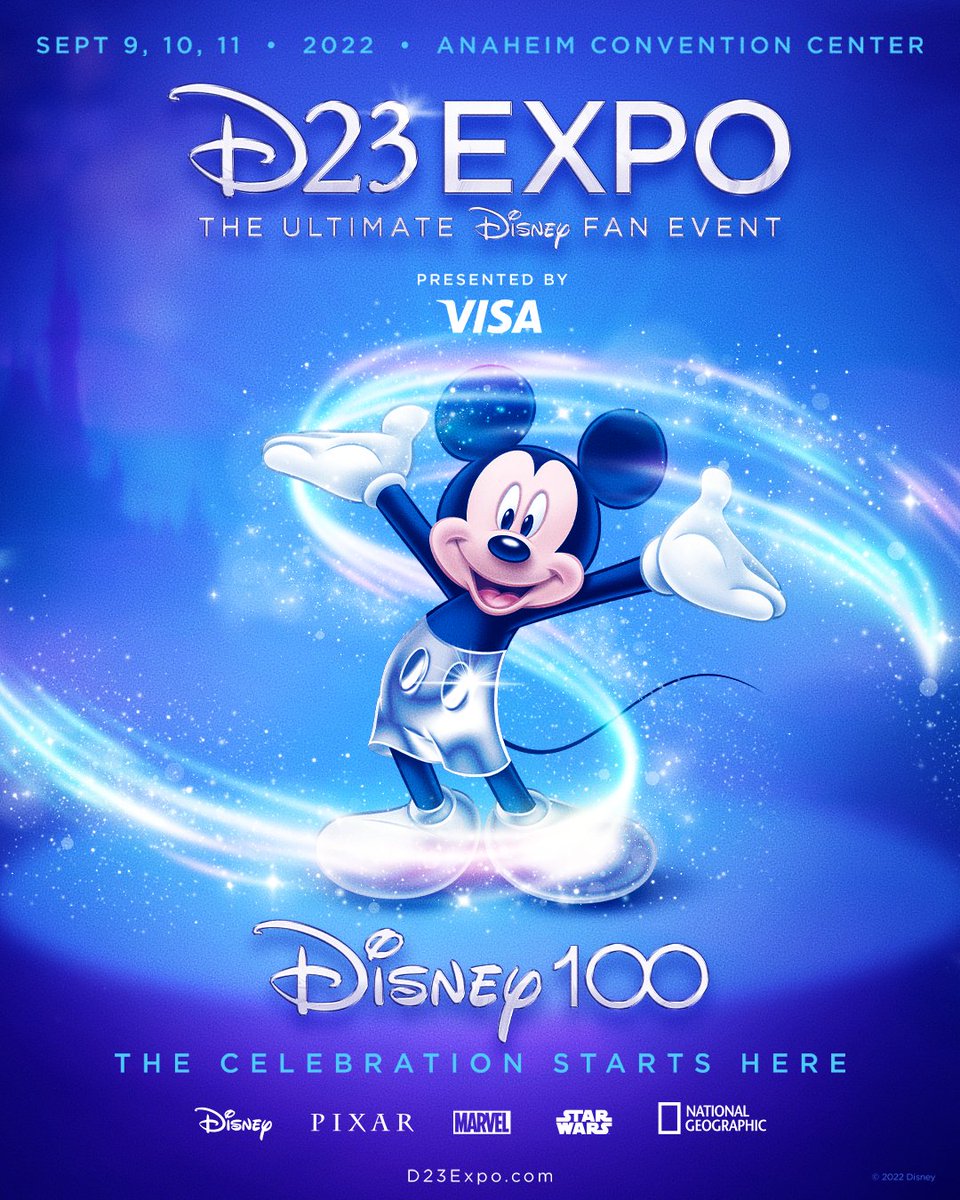 We can't wait to celebrate all things #Disney at the #D23Expo next weekend, see you there! 🌟