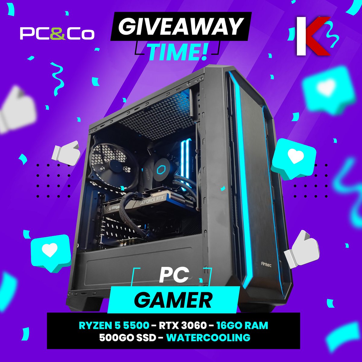 KhOyATv's tweet image. 🚨#CONCOURS 🔥
🎁Pc Gamer #pcgaming #pcgamer

Pour participer :
✅Follow  @KhOyATv @pcandcofr

❤️ Like le post

🔄#RT ce message

⚠️➡️Inscription ICI :khoyatv.fr/giveaways/

🗓️Tirage le 15/09/2022 
🍀Bonne chance !

#jeuconcours #giveway #jeuxconcours #gratuit #cadeau