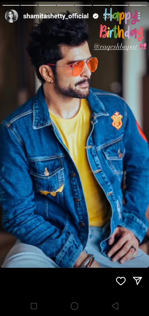 vidhhi21's tweet photo. And here I melted <33
My #ShaRa heart 
The fact that she is the first one to wish him on social media 😭❤️
HBD RAQESH BAPAT
@RaQesh19 @ShamitaShetty https://t.co/brHWAODPcj