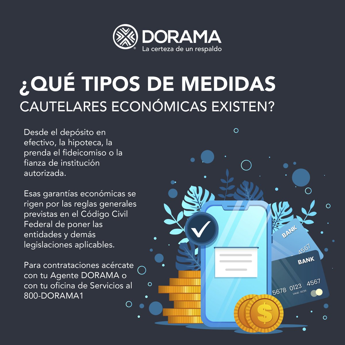 DoramaGarantias's tweet photo. ¿Ya conoces todos los tipos de medidas cautelares económicas existentes? En @DoramaGarantias estamos para brindarte la asesoría requerida para tus contrataciones, acude a tu oficina de servicios o contacta a tu #AgenteDORAMA. #DORAMAContigo #Sectorafianzador #SomosTuMejorOpción https://t.co/dY70luMGSx
