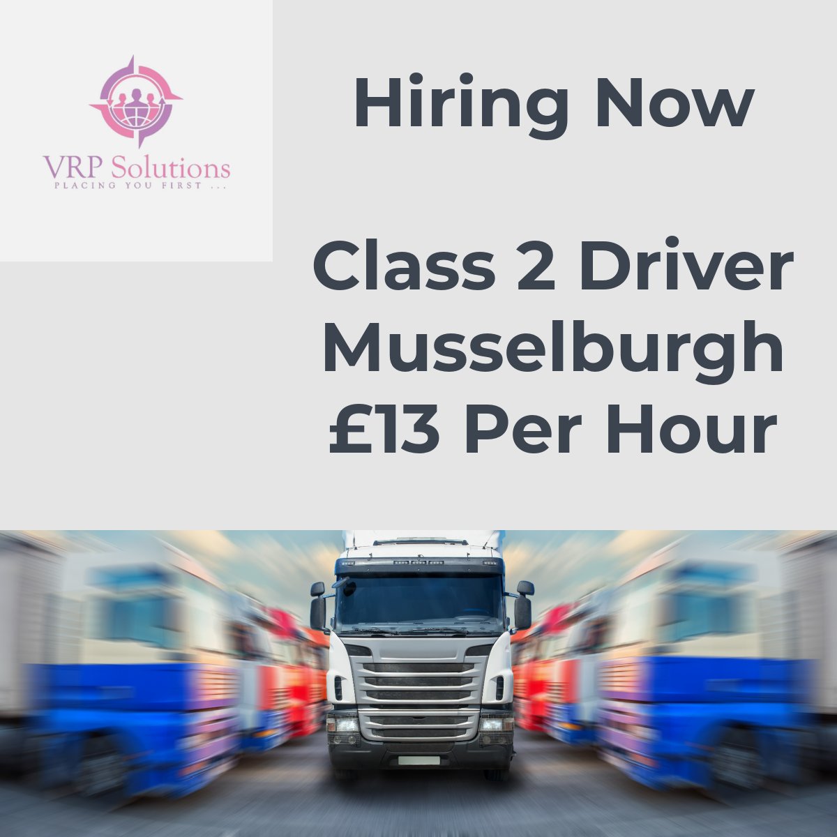 #wednesdayvibes 

Calling all Class 2 Drivers we need you.....

£13 Per Hour + Bonus Structure

Working hours: Monday to Friday 6:30AM to 3PM (overtime available)

#hiring #work #class2jobs #HGV2jobs #Glasgowjobs #recyclingjobs #recruitment  #glasgowagency #recruitmentagency
