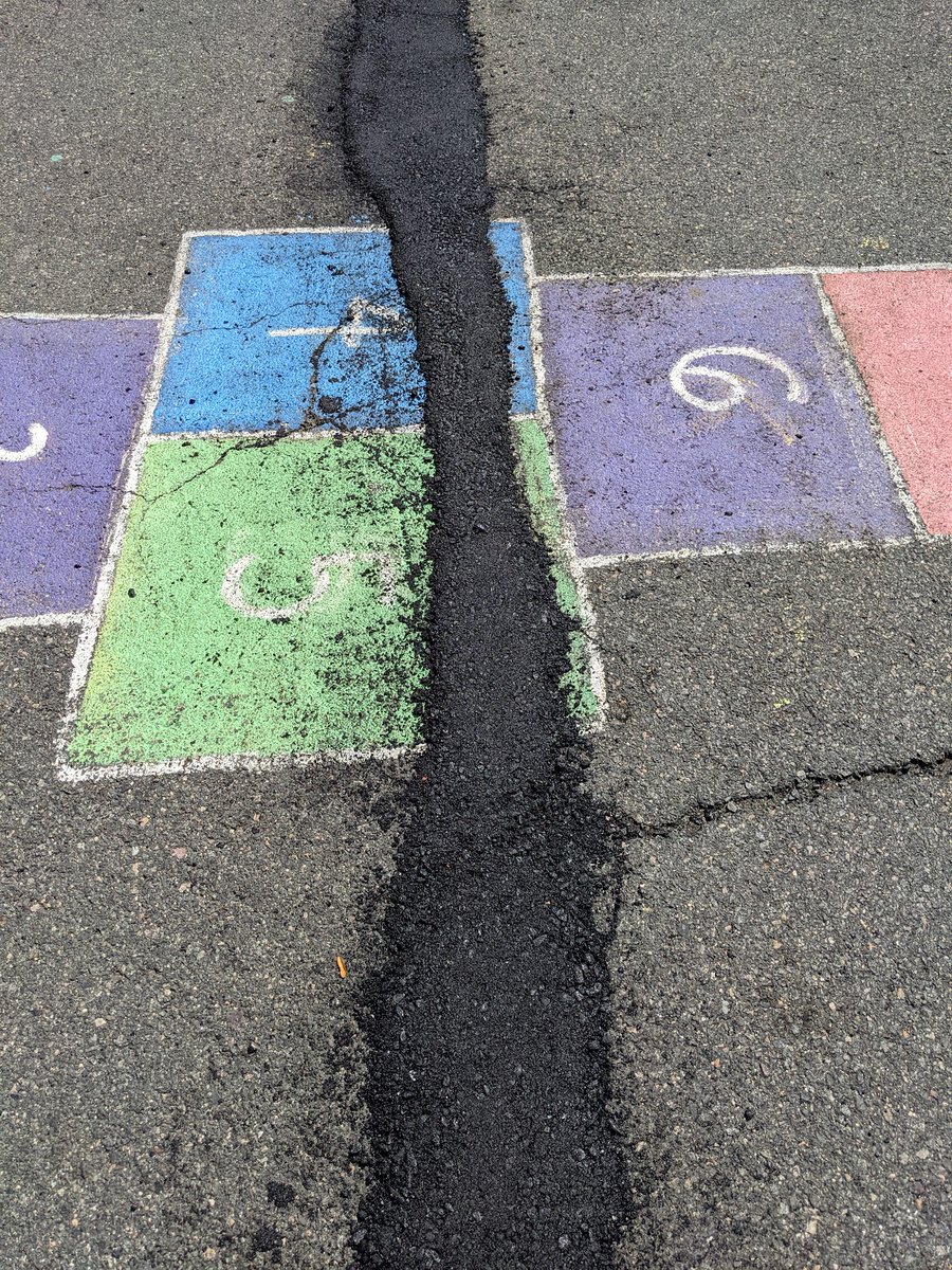 Brown_PTA's tweet photo. Lastly:
"A lot of kids are tripping on the playground and getting hurt."

City: "Probably excessive speeding. We'll put a speedbump through the hopscotch to slow them down." https://t.co/TftF4uFe8n