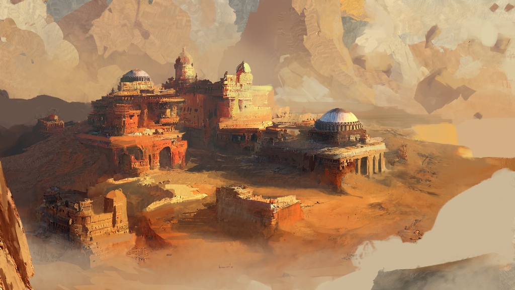 terraformart's tweet photo. Castle in the Sand designed for Cloud Castles by our Environment Concept Artist Jannis Mayr @jannismayr
Art Director: Dan Fadness
Creative Director: Finnian MacManus @fmacmanus
#sandcastle #cloudcastles #gamedev #visdev #castle #desert #fantasy #dune #scifiart #fantasyart https://t.co/rLwUyAxnjR
