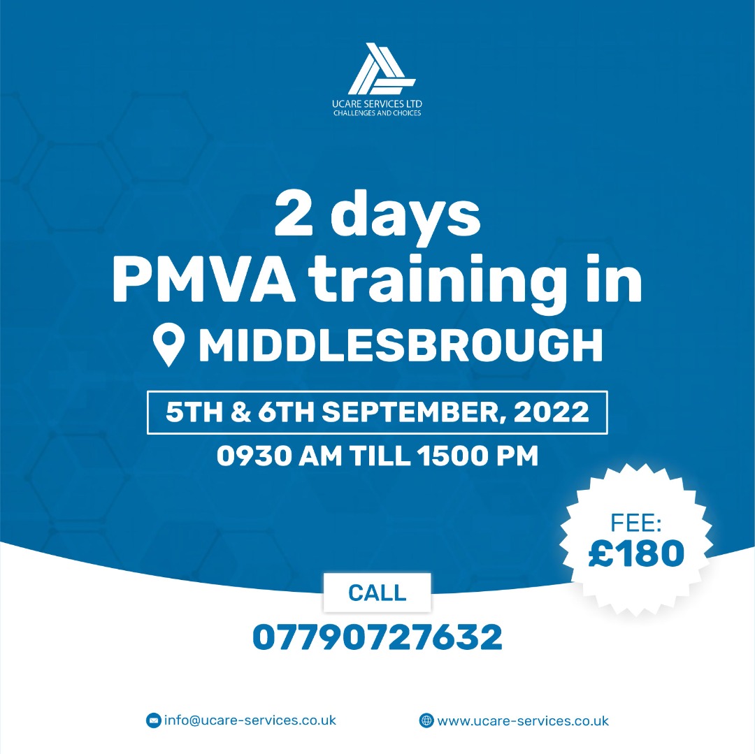 PMVA Training #pmvatraining
#wecare #COVID19