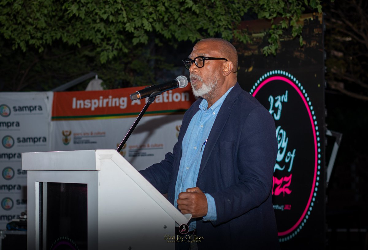 JoyOfJazz's tweet photo. The Legendary Music Artist – Bra Sipho  Hotstix  taking us on the journey of Jazz Music and telling us why we should honour and celebrate great music and musician.
#joyofjazz2022
#joyofjazz
#TladiMusicman
 #Jazz
 #Music
#sandton
#launchday
#event
#eDikeni https://t.co/0drWxnk4SP