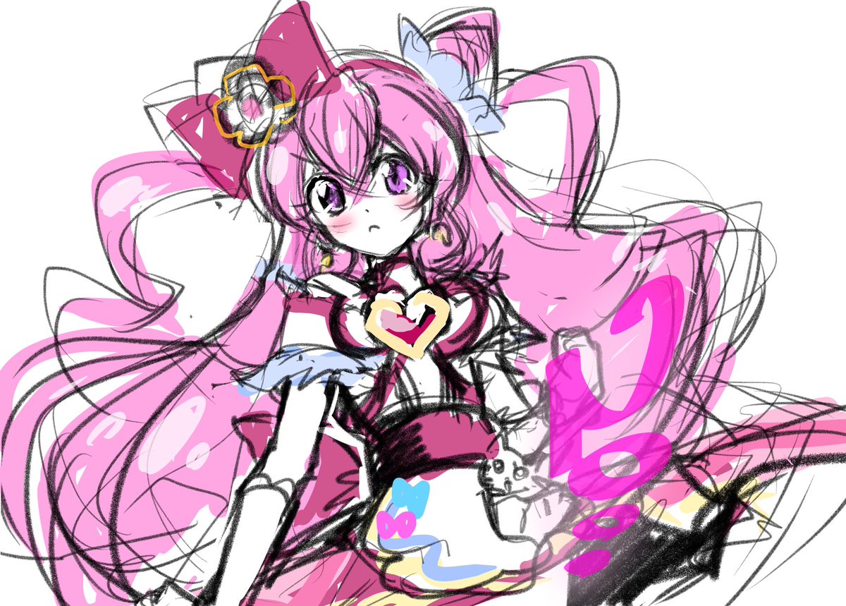 「深夜に寝れないのでプレシャス#キュアプレシャス 」|玖〆カズーのイラスト