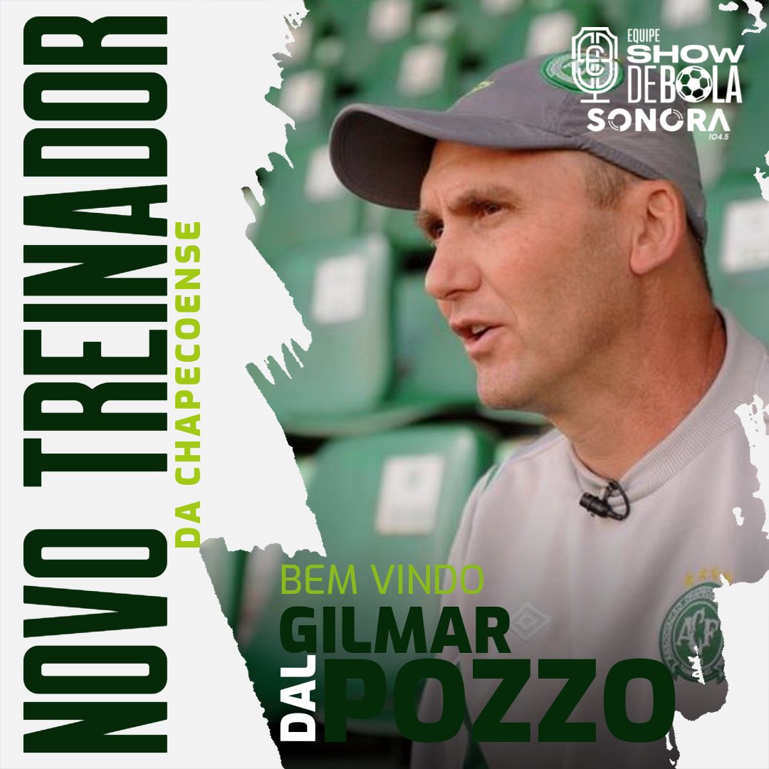 showdebolae's tweet image. O GRINGO ESTÁ DE VOLTA!!! 🏹💚 

Após mais de 8 anos, Gilmar Dal Pozzo está de volta a Chape 
O treinador foi um dos principais responsáveis pela arrancada meteórica do Verdão da Série C até a Série A (2012 - 2014)