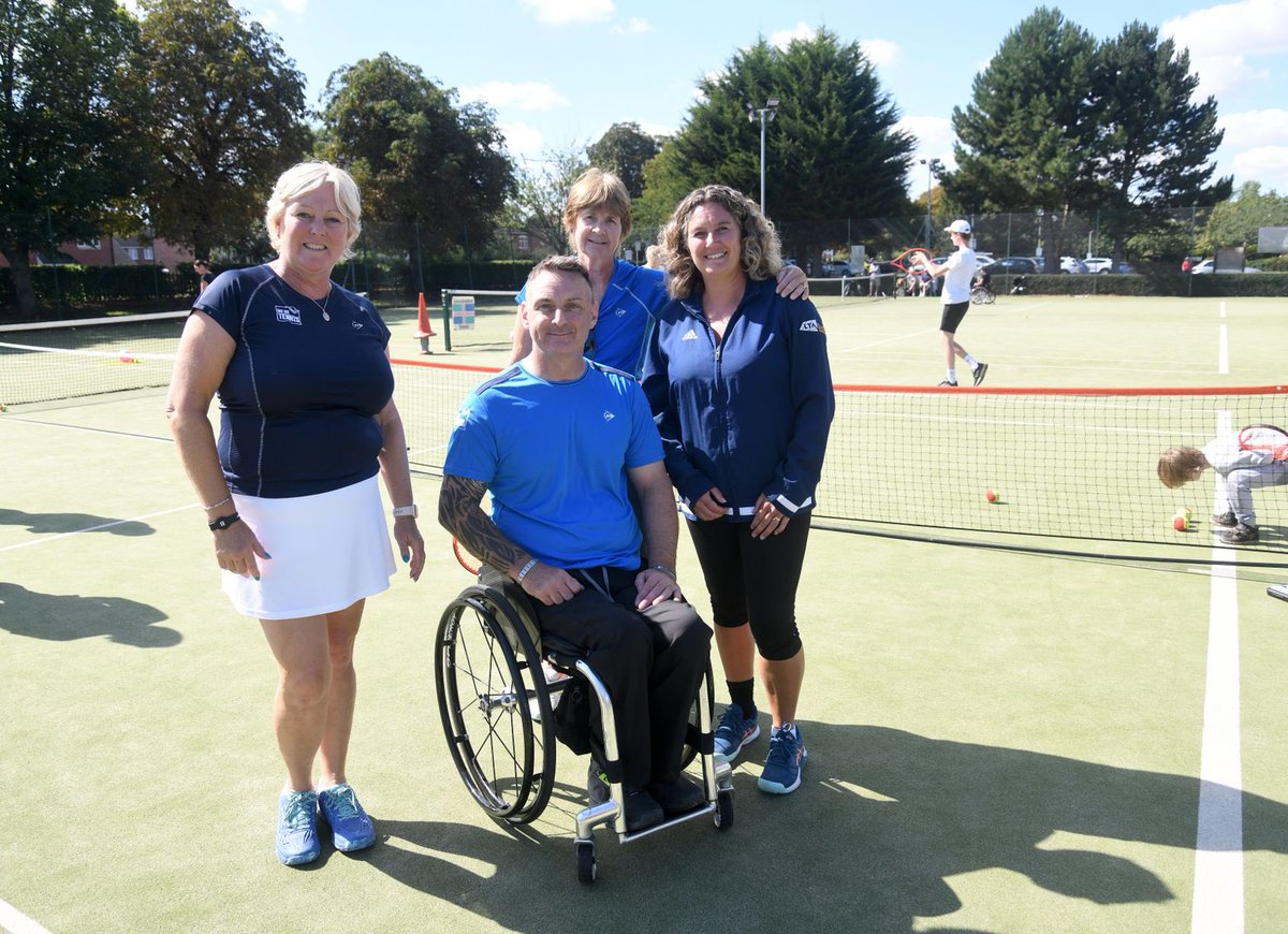WDT4Disability's tweet photo. I need to shout about these 3 amazing ladies @Nattynatty78 @CardyCoach @shuihing. They run an amazing disability program and work so so hard to help everyone around them. @wedotennisuk @ltalincs @the_LTA your so lucky to have 3 hearts this size all in one place. Brilliant https://t.co/0j3WpKtTID