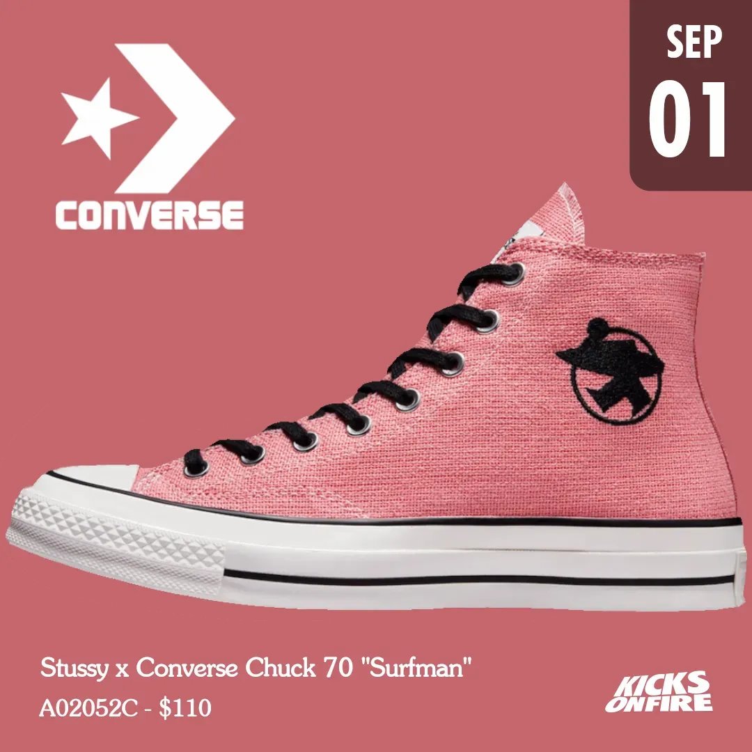 stussy surfman converse