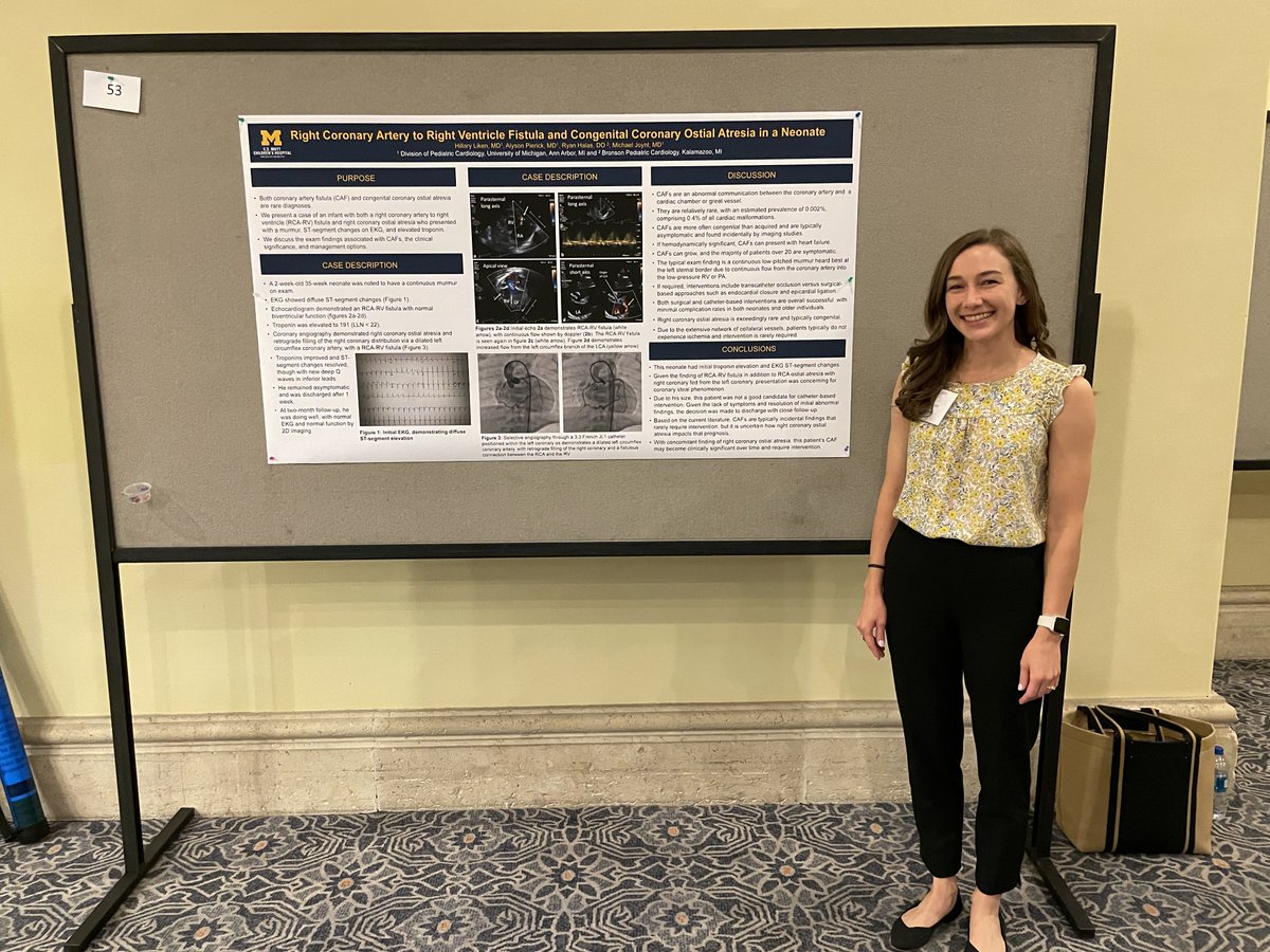 Sowmya Bala (@sowmyabala2) on Twitter photo Great to see <a href="/MottChildren/">C.S. Mott Children's</a> cardiology fellow, Hillary Liken (<a href="/LikenHillary/">Hillary Liken</a>), presenting at #Cardiology2022! So proud of our trainees. Great to see <a href="/MottChildren/">C.S. Mott Children's</a> cardiology fellow, Hillary Liken (<a href="/LikenHillary/">Hillary Liken</a>), presenting at #Cardiology2022! So proud of our trainees.