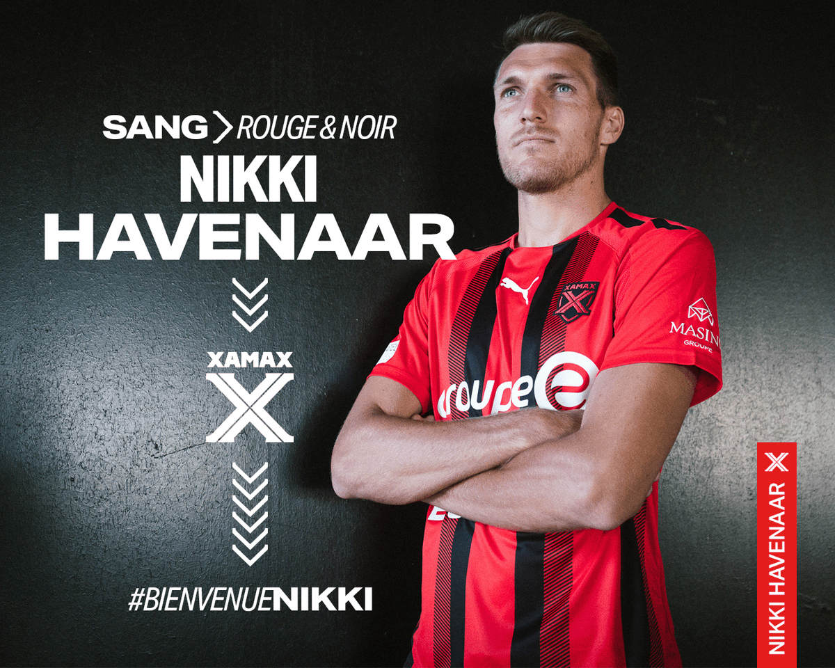 HAVENAAR ❌ XAMAX
 
Nikki Havenaar rejoint Neuchâtel Xamax en provenance du FC Thun.

Communiqué 👉 xamax.ch

L’ensemble du club se réjouit de son arrivée et lui souhaite la bienvenue sous ses nouvelles couleurs. 🔴⚫