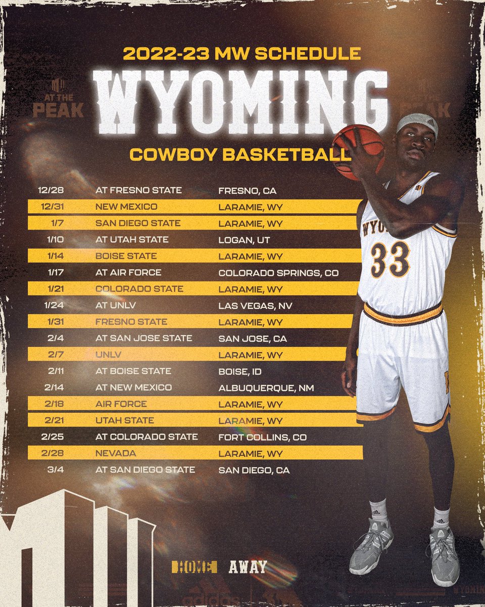 Cowboy Basketball Announces 2022-23 Conference Schedule 🤠🏀

📰 | bit.ly/3e8h5HN