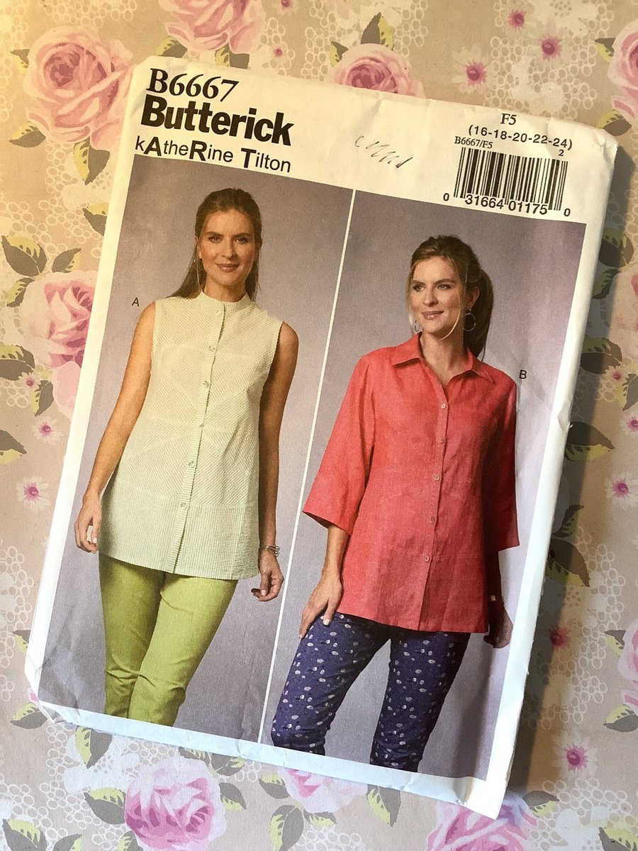 WatsonsVintage's tweet image. A Wonderful Plus Size Ladies Blouse Pattern in my #etsyshop Uncut 2019 Butterick Katherine Tilton Sewing Pattern B6667 for a Misses' Top in Two Variations #PlusSizePattern in Sizes 16-24 - Supply etsy.me/3Ayqxff #Butterick #SewingPattern #KatherineTilton #Blouses #Tops