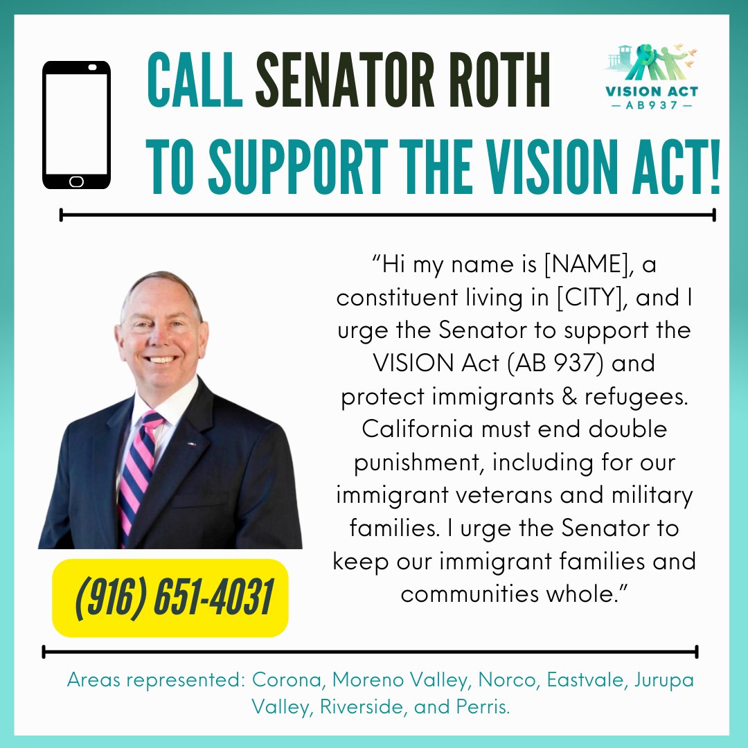 iceoutofca's tweet image. The #VISIONAct is still alive!! We only have today. We need Senators @Portantino, @SenBobHertzberg, @SenatorUmberg, @GeneralRoth, @SenBobArchuleta  to vote YES on the bill asap. 🚨Please call their offices now!!