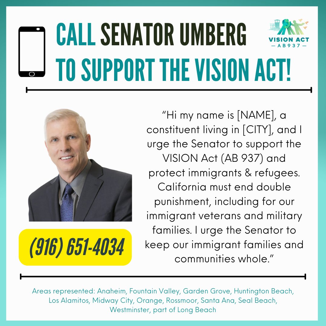 iceoutofca's tweet image. The #VISIONAct is still alive!! We only have today. We need Senators @Portantino, @SenBobHertzberg, @SenatorUmberg, @GeneralRoth, @SenBobArchuleta  to vote YES on the bill asap. 🚨Please call their offices now!!