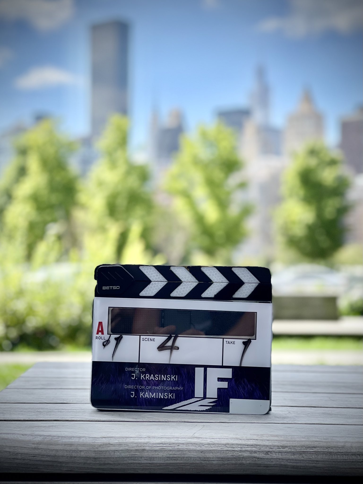 John Krasinski on Twitter "Beautiful day to kickoff a movie! IF https