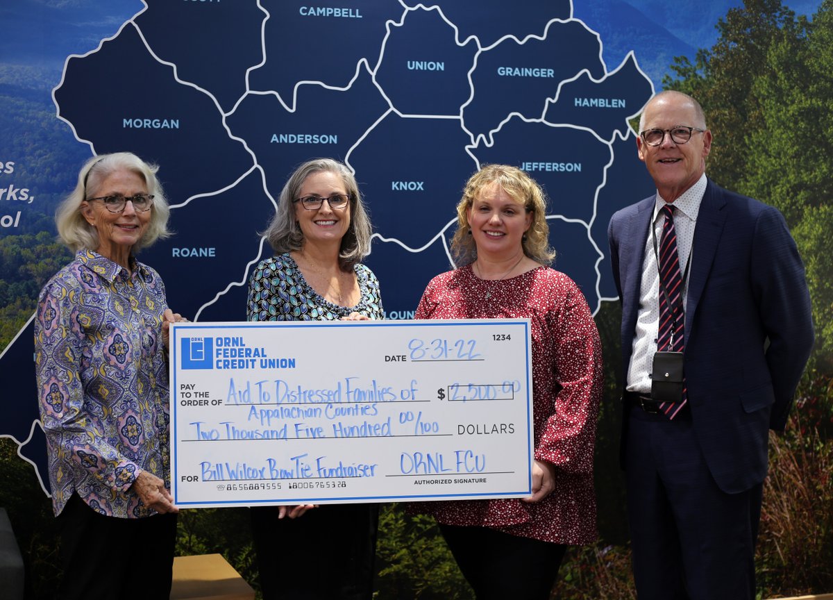 Earlier this morning, we met with <a href="/ADFAC_TN/">ADFAC</a>  to present them with $2,500 in support of their upcoming Bill Wilcox Bow Tie Celebration and Fundraiser event! We thank them for their ongoing support of families in our community.