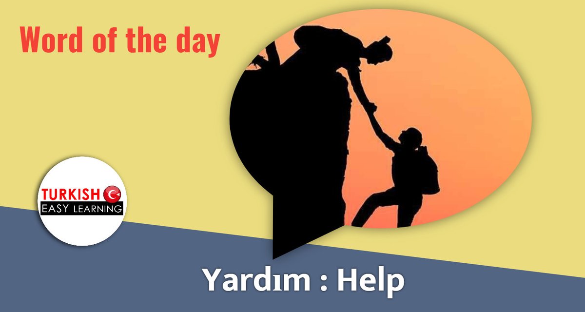 TurkishEasy's tweet photo. ''-Lütfen bana yardım eder misiniz?'' ( Can you help me please?) #learnturkish #Turkish #studyturkish #learnturkishlanguage https://t.co/mHFUUUthdz