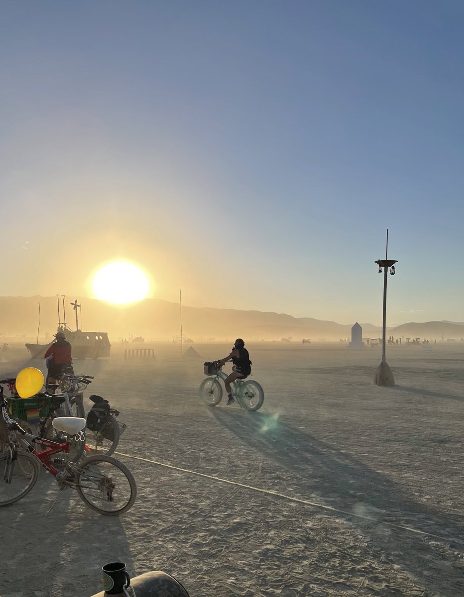 Emergency Medicine can take you some interesting places #eventmedicine #BurningMan2022