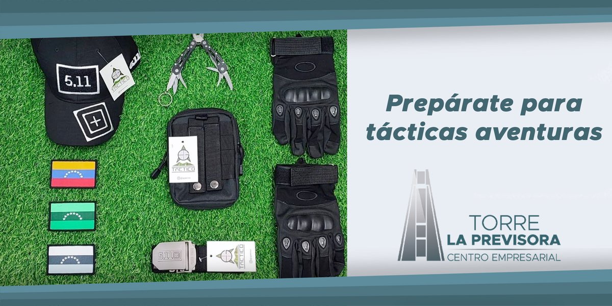 torreprevisora's tweet photo. 🎒 Encuentra en nuestra torre a los compañeros de @agtactico tienen productos de calidad a precios increíbles.

¡Solo para los más exigentes!

Visítalos y descubre el maravilloso descuento que tienes durante el mes.

#TorrePrevisora https://t.co/sUdhLFj2TF