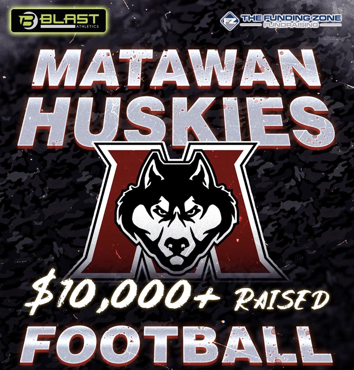 TheFundingZone's tweet photo. @MatawanFootball w/over $10,000+ raised 1st week @RudyFundingZone powered by @blastathletics ! #fundraise #leadingtheway #raisethebar #snapthis Check out โถ๏ธ https://t.co/B91PDNKiLh full custom website + digital ads+ fan gear store+#fundraiser @SFCFootballNJ @NJSIAA @matawandawg https://t.co/nUZeMLFUWb