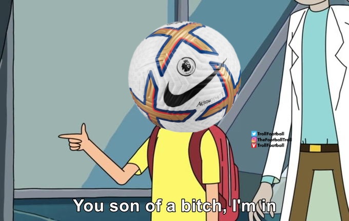 TrollFootball's tweet image. *Haaland shoots*

Ball: