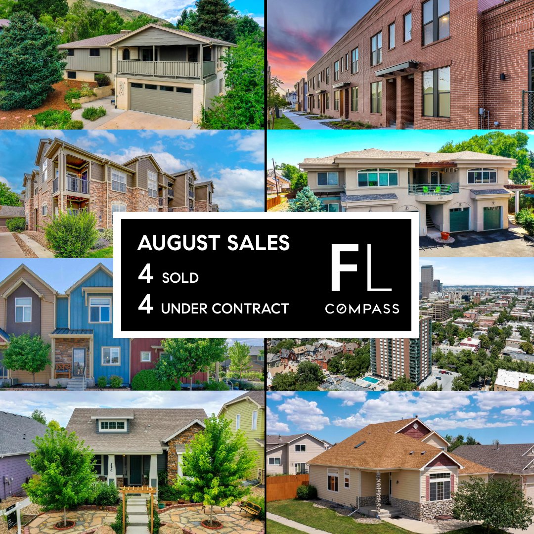 FelixLuck_RE's tweet photo. August was a busy month for me! I sold 4 of my listings and got 2 buyers and 2 sellers under contract! From Erie to Longmont, Golden to Colorado Springs and Arvada to Denver, I covered a wide range of places and feel so fortunate to have been able to help out all of my amazin ... https://t.co/r4x9AYL5vJ