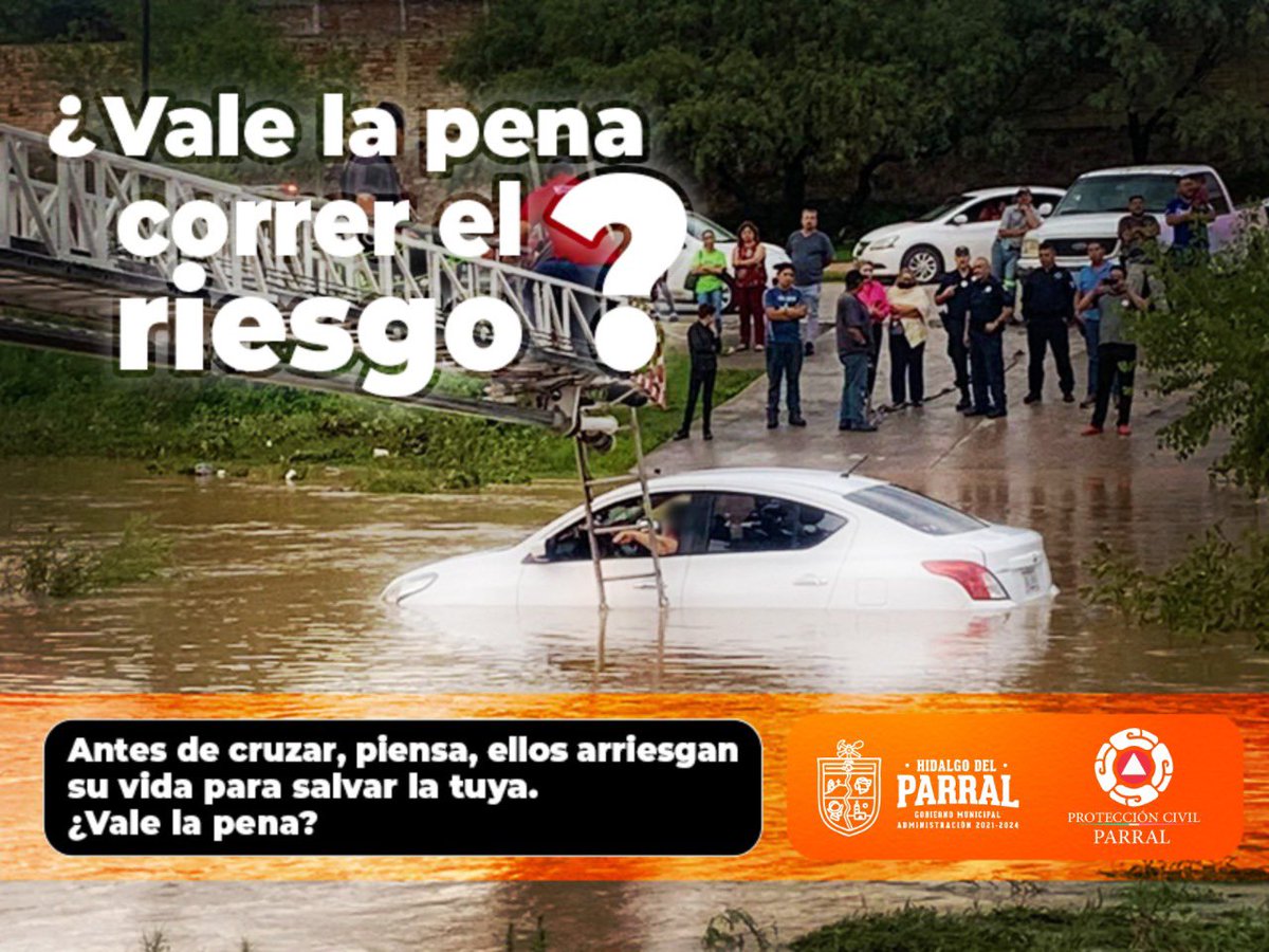 PCParral's tweet image. Nuestro deber es proteger y salvaguardar a las y los parralenses. Sin embargo, muchos de los incidentes en estos días son provocados por imprudencias que pudieron evitarse.

Por favor, toma conciencia y evita exponerte a ti y a los tuyos.

#LaCapitalDeLoBueno