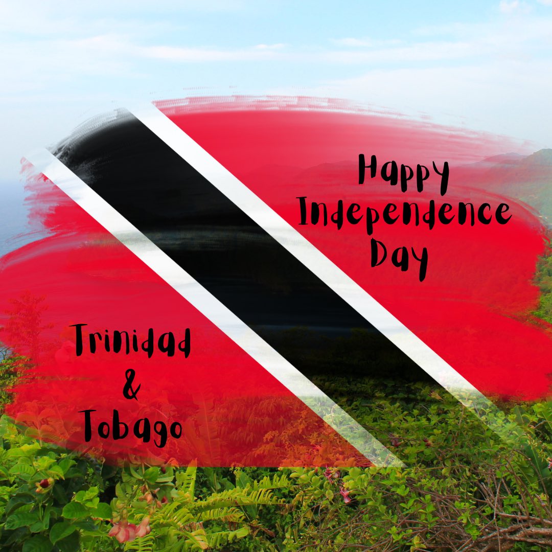 🇹🇹 Happy 60th Independence Day Trinidad and Tobago! 

🇹🇹Trinidad and Tobago gained its independence from Great Britain on August 31st, 1962. 

🇹🇹Today we celebrate with you!