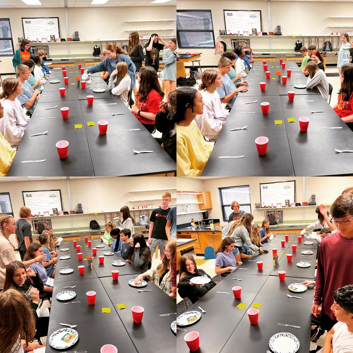 jagculinary's tweet photo. Culinary Essentials practiced dining and serving etiquette to wrap up service styles. Lots of learning and smiles. π½ππ¬#jagculinary #gourmetmealwasapieceofcandy #dontforgettotip https://t.co/PfaFQPnDlb