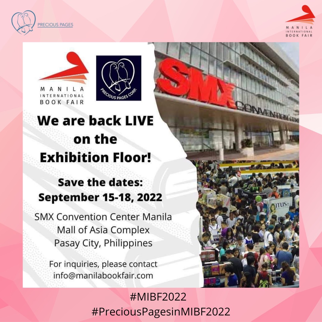PHRBooks's tweet photo. Hope you have already marked your calendar dahil 2 weeks nalang at #mibf2022 na! 🎉
And #PreciousPages will join you there! 🥰
#manilainternationalbookfair #bookstagram #booksforsaleph #readings #bookworms #writing #bookrecommendations #preciouspagesinMIBF2022 #youareprecious https://t.co/sg53W7xILx